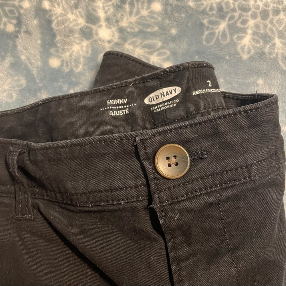 Old Navy Black Skinny Trousers - Picture 4 of 6